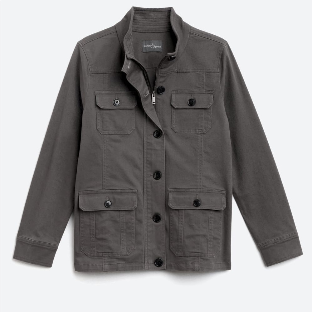 Market and spruce cargo jacket